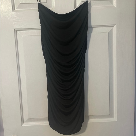 Black Bodycon Glassons Mini Dress - Picture 2 of 4